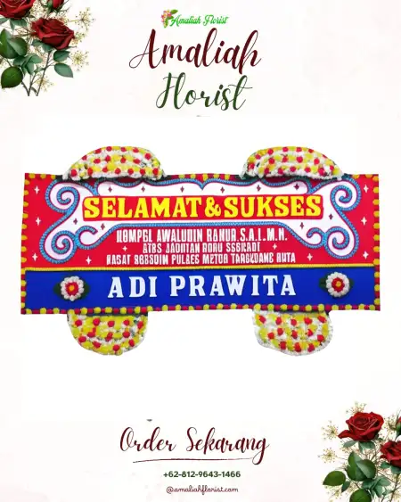 Papan Bunga Ucapan Selamat Siwuluh